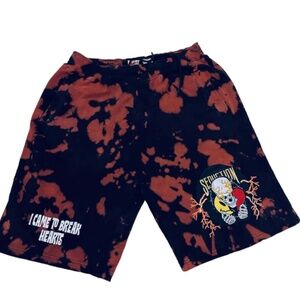 Men IRO-OCHI Break Hearts Sweat Shorts Tie Dye Size 3X